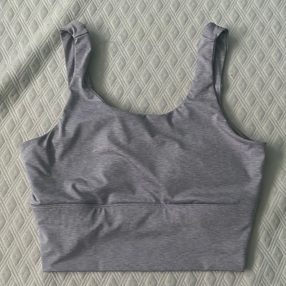Purple/ Grey Athletic Top